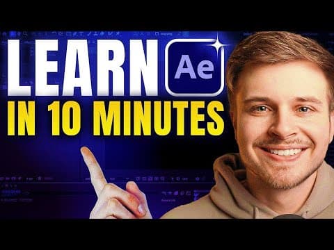 How to Use After Effects 2025: Beginner's Guide thumbnail