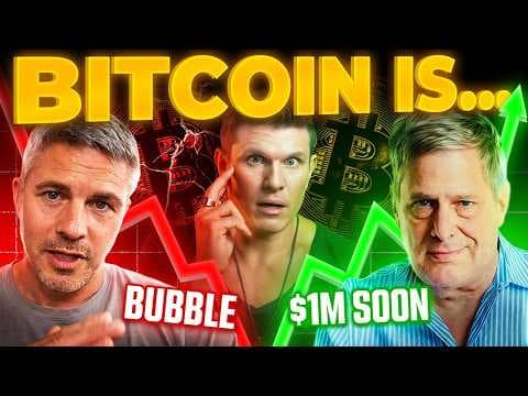 Bitcoin Bubble vs Bitcoin to $1M: Henrik Zeberg vs Fred Krueger (Heated Debate) thumbnail