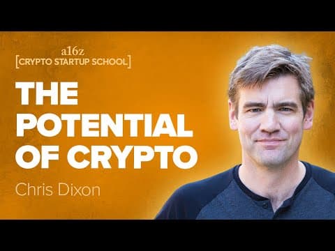 Chris Dixon: Crypto Networks and Why They Matter thumbnail