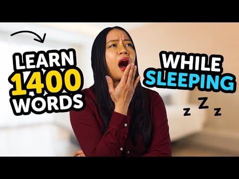 Indonesian Conversation: Learn while you Sleep with 1400 words thumbnail