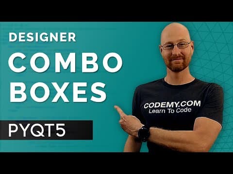 Designer Combo Boxes - PyQt5 GUI Thursdays #23 thumbnail