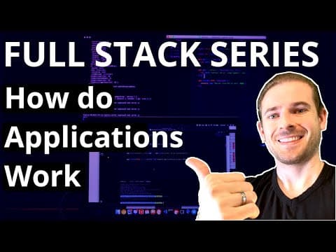 How does an application work | Beginner's Series to Full Stack Web Development thumbnail