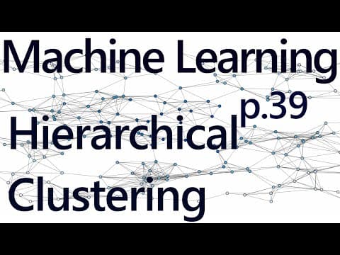 Mean Shift Intro - Practical Machine Learning Tutorial with Python p.39 thumbnail