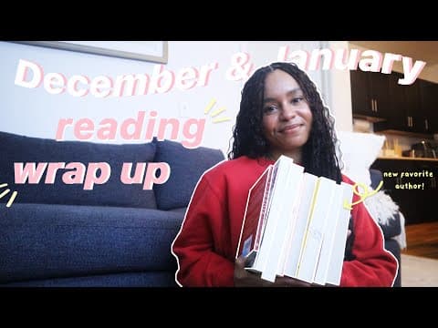 December & January reading wrap up ππ«§π§Έ I think I found my new FAVORITE author! thumbnail