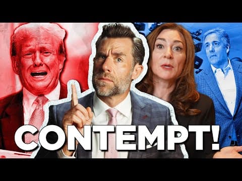 Why Was Trump Found in Contempt Multiple Times? thumbnail