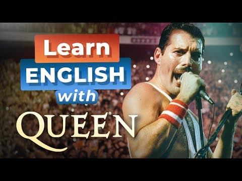 Learn ENGLISH with QUEEN — Freddie Mercury Movie thumbnail