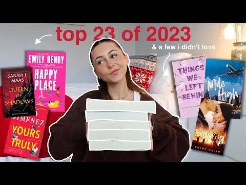 23 books i loved in 2023...and a few i didn't 💌📚✨ | bookmas day 8 thumbnail