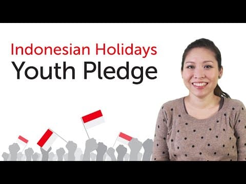 Indonesian Holidays - Youth Pledge - Sumpah Pemuda thumbnail