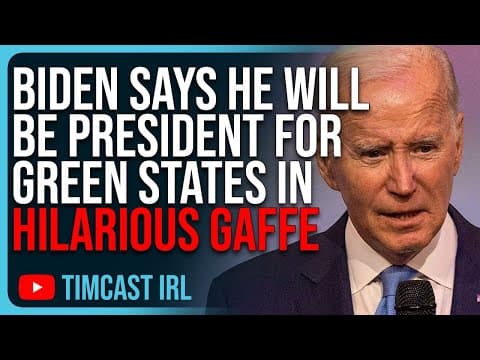 Biden's Gaffe: President for 'Red' and 'Green' States? thumbnail