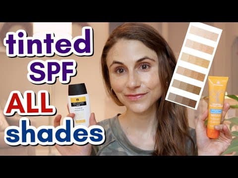Tinted sunscreens for every skin tone (Fitzpatrick I-VI)| Dr Dray thumbnail