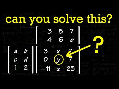 that matrix problem on Taiwan College Entrance Exam thumbnail