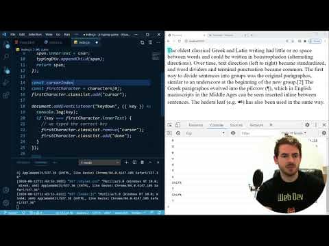 How to Create a Simple Speed Typing Game in JavaScript thumbnail