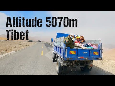 Road trip to Tibet's HIGHEST VILLAGE (5070m), second highest village in the world! S2, EP33 thumbnail