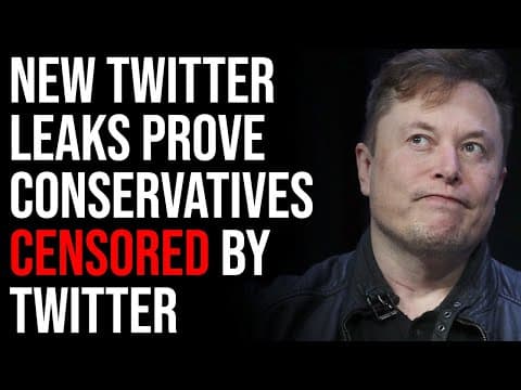 New Twitter Leaks PROVE Conservatives Targeted, Bongino, Kirk Censored By Twitter thumbnail