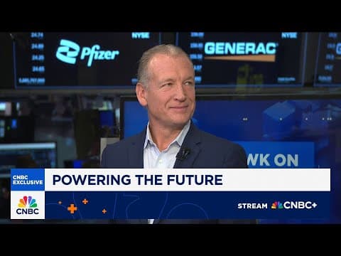 Generac CEO: 'Amazing' how quickly backlog is growing for data centers thumbnail