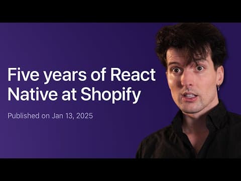 Does Shopify Regret React Native? thumbnail