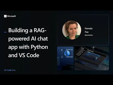 Building a RAG-powered AI chat app with Python and VS Code thumbnail