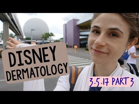 Disney Dermatology 3: Epcot & healthy eats 🎢🍽🌱💪 thumbnail