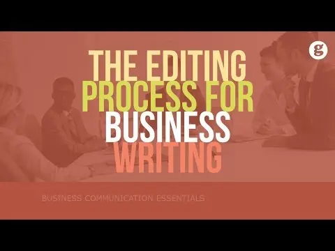 The Editing Process for Business Writing thumbnail