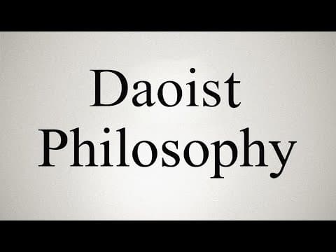 What is Daoist Philosophy? The History and Critical Relevance of Daoist Ideas (Philosophy Lecture) thumbnail