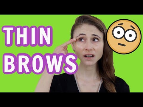 Thinning eyebrows: causes & treatments| Q&A with dermatologist Dr Dray thumbnail