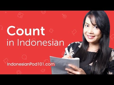 How to Count in Indonesian? thumbnail
