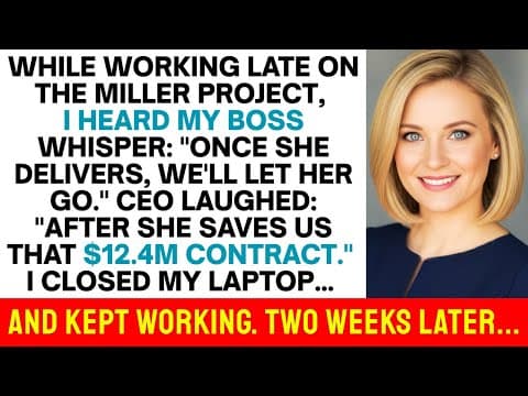 My Boss And CEO Said "Let Her Handle The $12.4M Deadline, Then Fire Her"—So I Crashed Their... thumbnail