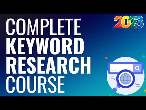 How to Do Effective Keyword Research for SEO in 2023 thumbnail