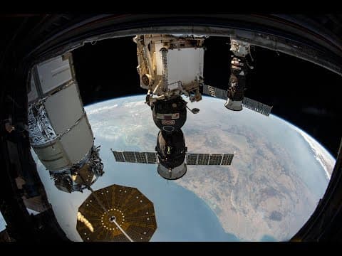 Soyuz Spacecraft Relocates at Space Station, April 6, 2023 (Official NASA Broadcast) thumbnail