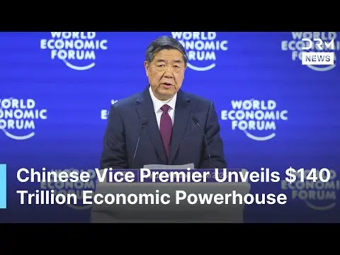 FULL SPEECH: Chinese Vice Premier Declares China’s $140 Trillion Economy Open to the World | AQ1B thumbnail