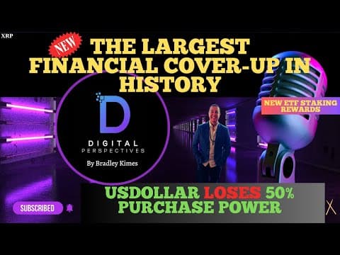 XRP- Largest Financial Cover-Up In History?-New ETF+Staking-USD Loses 50% Purchase Power-Ripple Won! thumbnail