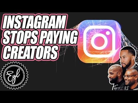 Instagram Stops Paying Creators thumbnail