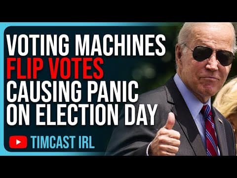 Voting Machines FLIP VOTES Causing Panic On Election Day, No One Trusts Elections thumbnail