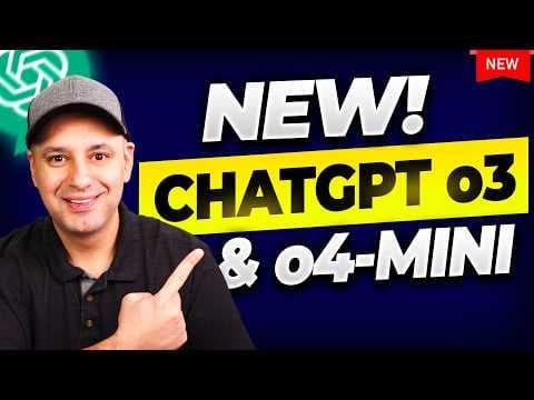 Introducing o3 and o4-mini - ChatGPT’s Biggest Upgrade Yet thumbnail