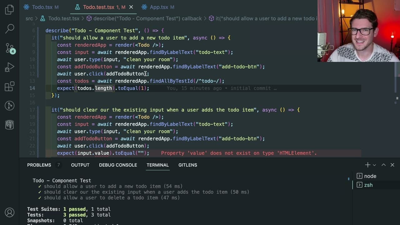 YouTube video player