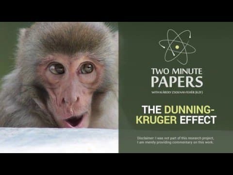 The Dunning-Kruger Effect | Two Minute Papers #58 thumbnail