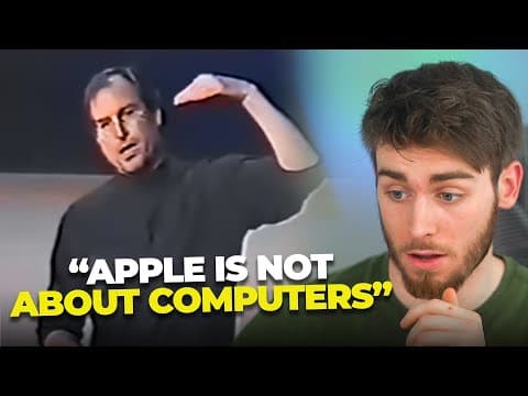 Steve Jobs's FINEST Moment (Reaction & Analysis) thumbnail