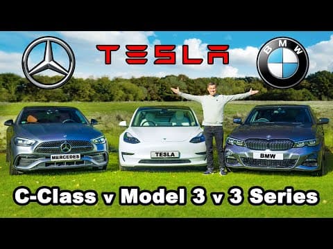 Which Is Better: Mercedes C-Class, BMW 3 Series, or Tesla Model 3? thumbnail