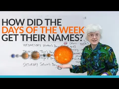 Where do the names of the days of the week come from? thumbnail