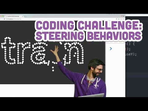 Coding Challenge #59: Steering Behaviors thumbnail