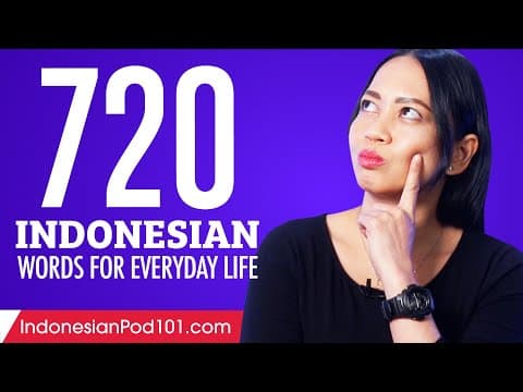 Bagaimana Menggunakan 720 Kata Bahasa Indonesia Sehari-hari? thumbnail