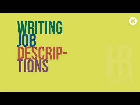 HR Basics: Writing Job Descriptions thumbnail