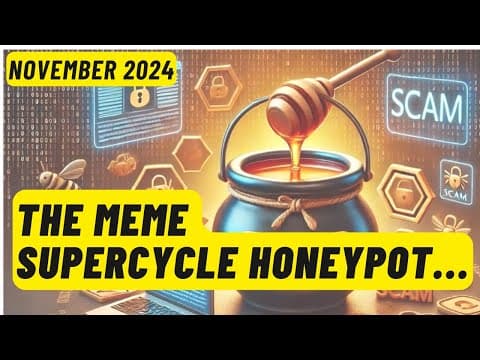 The Meme Supercycle Honeypot - November 2024 CUDL - RT Bi-Monthly meet up thumbnail
