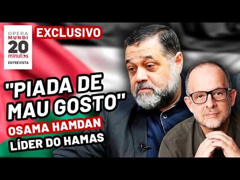 Líder do Hamas responde Trump em entrevista ÉPICA - programa 20 minutos thumbnail