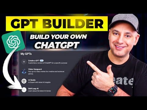 How To Create Custom GPTs - Build your own ChatGPT thumbnail