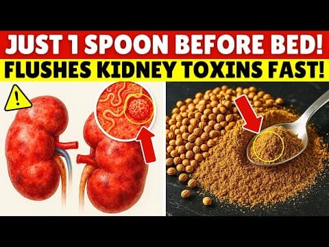 Top #1 Spice to Instantly Cleanse Your Kidneys & Flush Out Toxins Fast | Senior Health Tips thumbnail