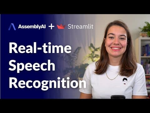 Real-time Speech Recognition in 15 minutes with AssemblyAI thumbnail