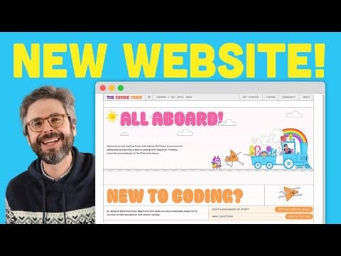 All aboard the new Coding Train website! thumbnail