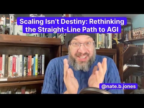 Scaling isn't Destiny: Rethinking the Straight-Line Path to AGI thumbnail
