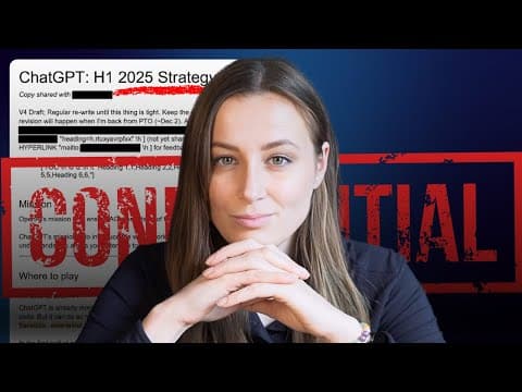 Leaked ChatGPT Strategy Document & Data Nightmare thumbnail